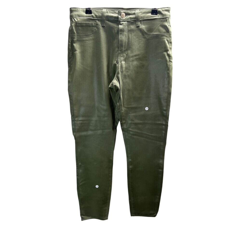 L'Agence Jeans Women's Size 34 Cappuccino Brown Coated Margot Skinny